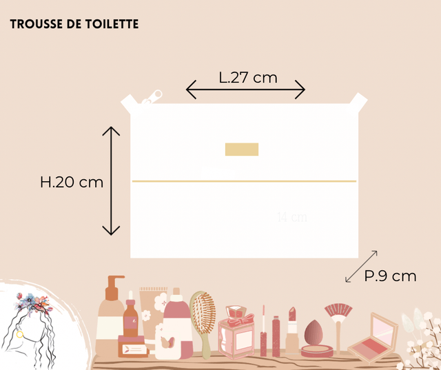 Trousse de toilette Bianca